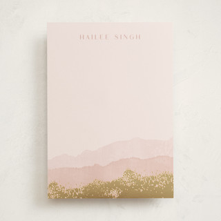 Painted Desert Foil-Pressed 5x7 Personalized Stationery