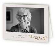 Foil Memorial Thank You Cards