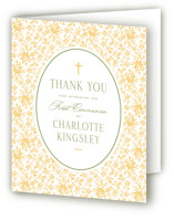 Calico First Holy Communion Thank You Cards