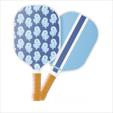 Custom Monogram Pickleball Paddle - Maya Blue Games