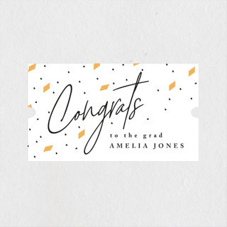 Written Out Graduation Stickers