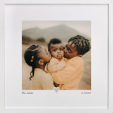 With a Heart: Square Framed Photo Framed Photos