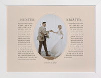 Our Vows: Framed Photo Framed Photos