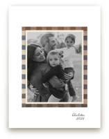 Textile Checks Frame: P... by Creo Study