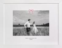Small Bow: Landscape Framed Photo