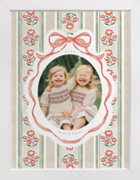 Holiday Ribbon: Portrait Framed Photo