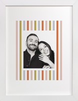 Mod Stripes: Portrait Framed Photos