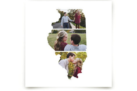Illinois Love Location Art Prints