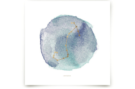 Scorpio Foil-Pressed Art Prints