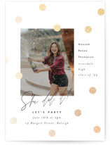You Did It! Foil-Pressed Graduation Party Invitations