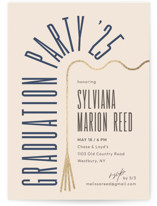 Deneb Foil-Pressed Graduation Party Invitations