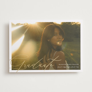 sunlight Foil-Pressed Graduation Announcements