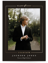 Straight Arrow Foil-Pressed Graduation Announcements