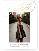 Foil-Pressed Graduation Announcements