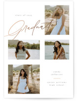 Graduate Collage Foil-Pressed Graduation Announcements