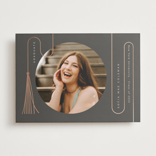 Tale of Tassel Foil-Pressed Graduation Announcements