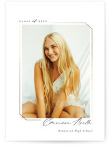 Simply Sweet Frame Foil-Pressed Graduation Announcements