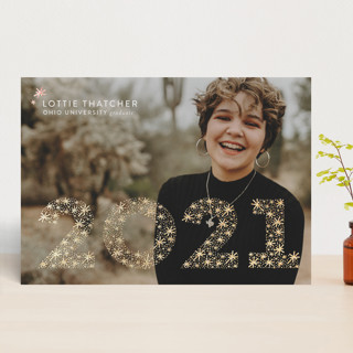 Shine on! Foil-Pressed Graduation Announcements