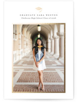Elegant frame Foil-Pressed Graduation Announcements