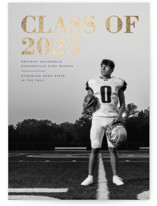 Bold Headline Foil-Pressed Graduation Announcements