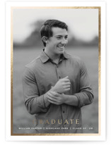 Winds Foil-Pressed Graduation Announcements
