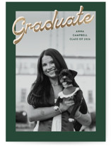 Nostalgia Foil-Pressed Graduation Announcements