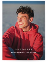 Olympus Foil-Pressed Graduation Announcements