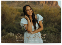 Grad Greetings Foil-Pressed Graduation Announcements