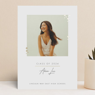 Our Star Foil-Pressed Graduation Announcements