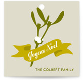 Joyeux Misletoe Gift Tags