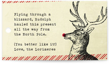 Rudolph Gift Tags