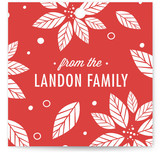 Poinsettia Gift Tags
