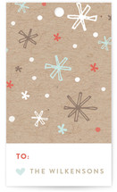 Merry Lettering Gift Tags