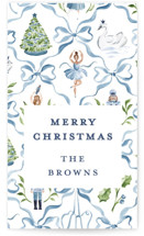 Nutcracker ribbons Gift Tags