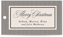 Striped Elegance Gift Tags