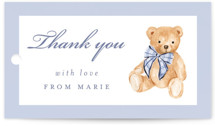 Plaid bear Gift Tags