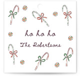 Peppermint and bows Gift Tags