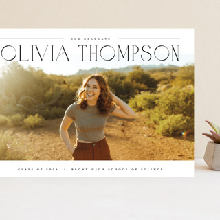 Big Name Grand Graduation Announcements