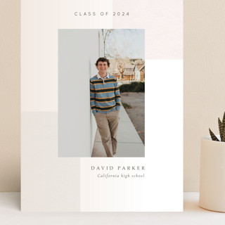 Minimalist Grid Grand Graduation Announcements