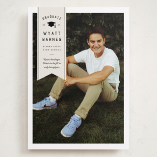 grad ribbon Grand Graduation Announcements