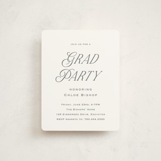 Chic Name Graduation Insert Cards