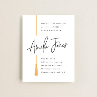 Written Out Graduation Insert Cards