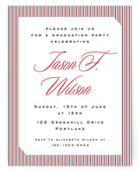 Color Stripes Graduation Insert Cards