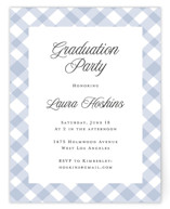 Gingham Graduation Insert Cards