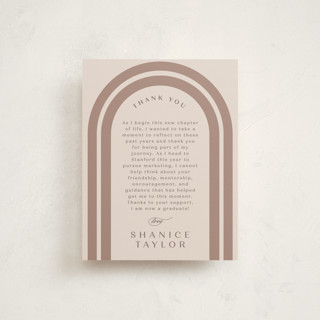 glimmering doorway Graduation Insert Cards