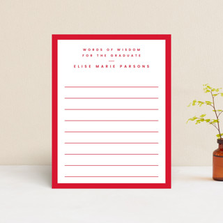 Poster Graduation Insert Cards