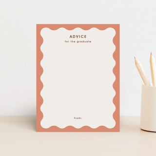 wavy frame Graduation Insert Cards