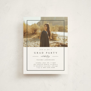 Shining Frame Graduation Insert Cards