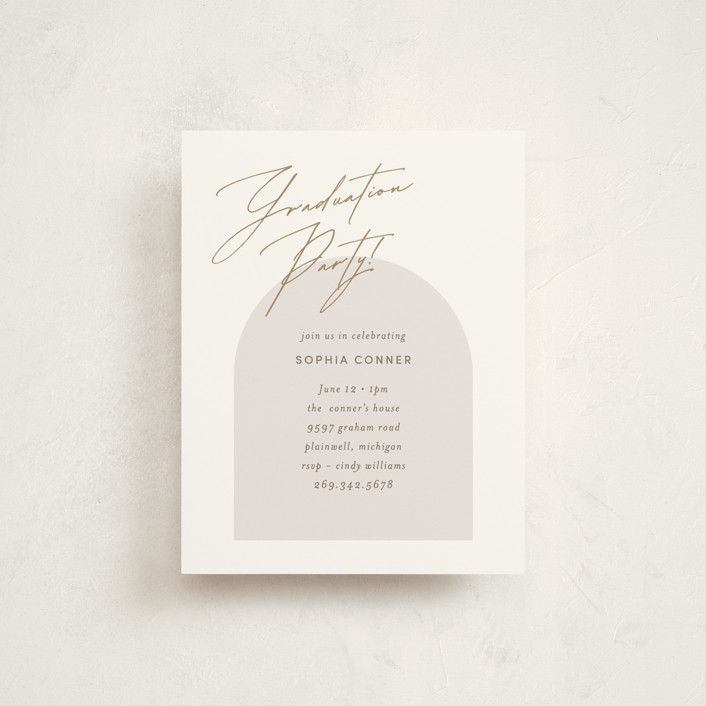 Hoop Graduation Insert Cards by Pixel and Hank | Minted