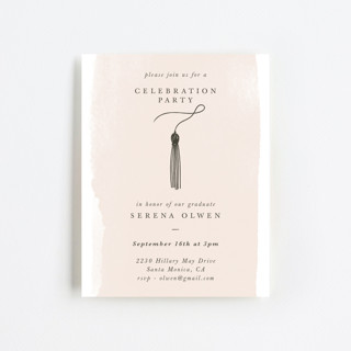 Blush Graduation Insert Cards